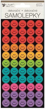 Sticker Smiley Faces 6 sheets/300 pcs 9,5 x 21 cm  