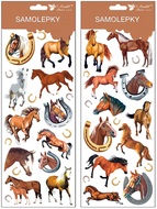 Stickers 12 x 30 cm Horses