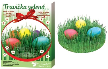 Easter Egg Decorating Set for Blown Out Eggs - Green Grass Carpet