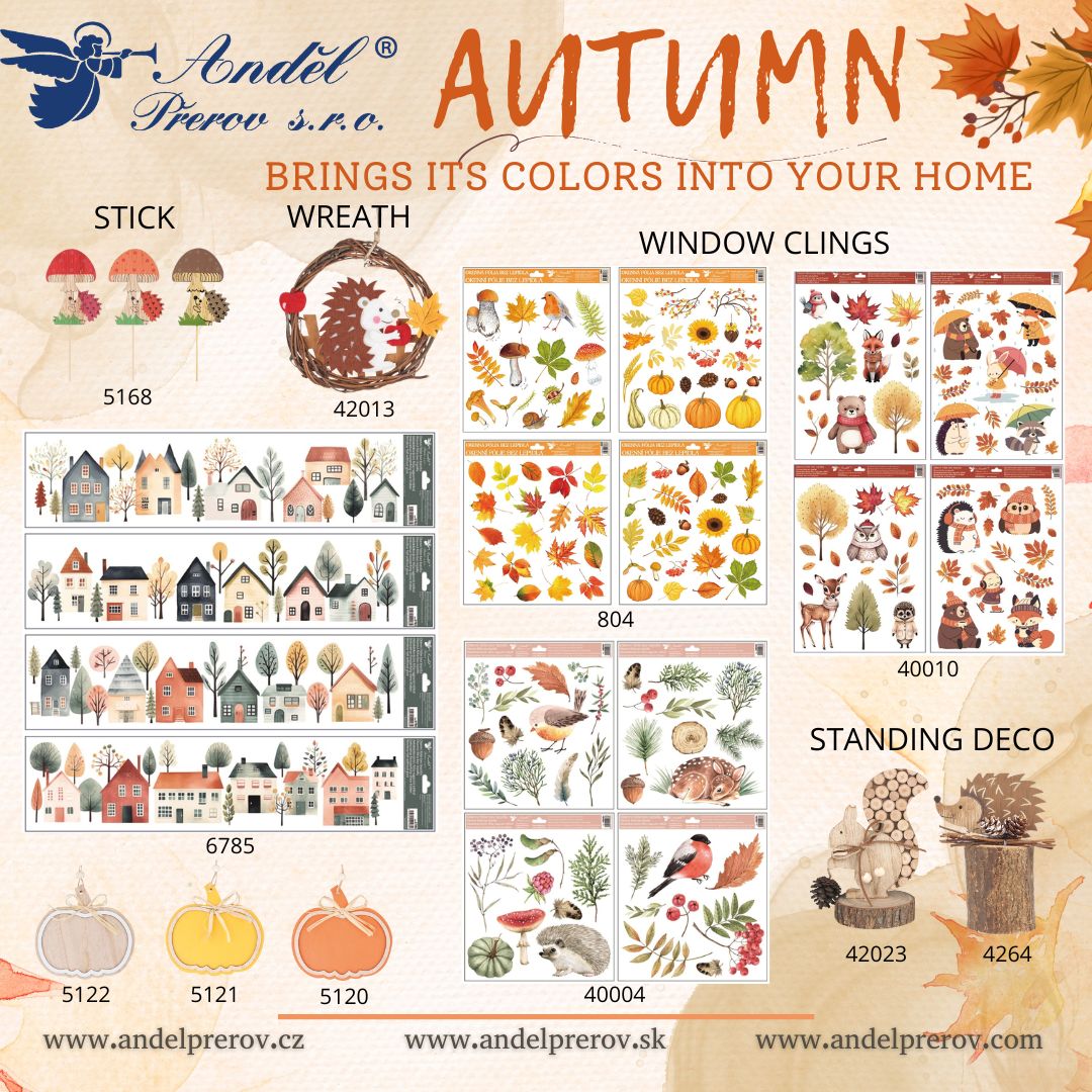 Autumn brings its colors into your home