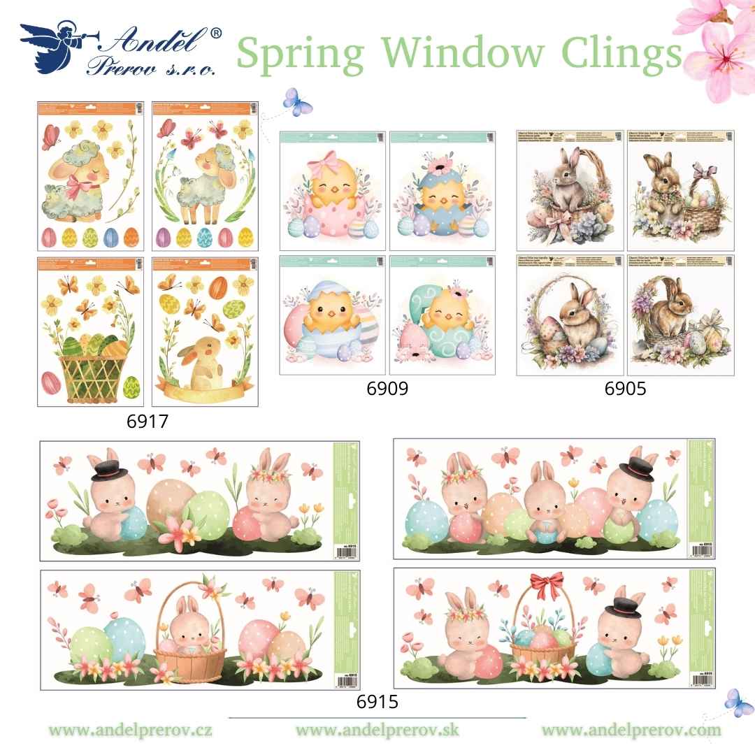 Spring Window Clings