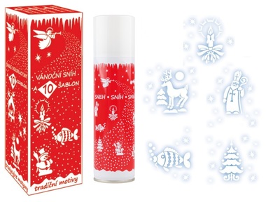 Snow Spray 150 ml with 10 stencils for Decoration