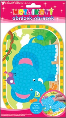 Mosaic Playset 21x14 cm, Elephant