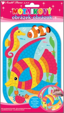 Mosaic Playset 21x14 cm, Fish