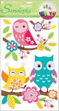Wall Stickers 60x32 cm, Owls