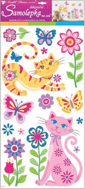 Wall Stickers 60x32 cm, Cats