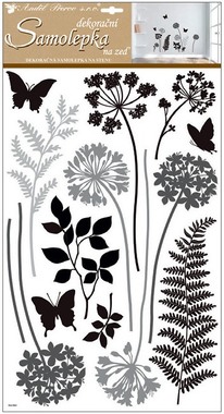 Wall Stickers 60x32 cm, Flowers