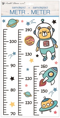 Wall Sticker Growth Chart up to 160 cm, Universe