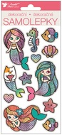 Stickers w/Glitter Mermaids 14 x 10 cm 