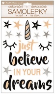 Sticker 36 x 21 cm, Pop up, Believe in Dreams 