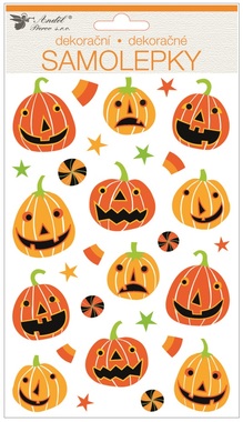 Sticker 3D 14 x 25 cm, Pumpkins