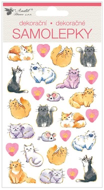 Stickers 19x10 cm, Cats