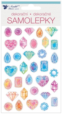 Stickers 19x10 cm, Diamonds