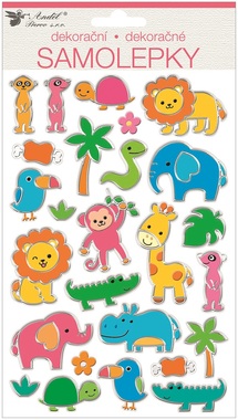 Stickers 3D 14 x 25 cm, ZOO