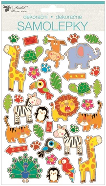 Stickers 14 x 25 cm, Animals