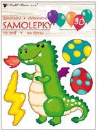 Balloon 3D Wall Sticker Little Dragon 18 x 23 cm 