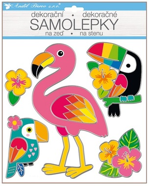 Sticker 25 x 31 cm, Pop up, Flamingo