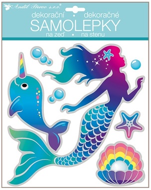 Sticker 25 x 31 cm, Pop up, Mermaid