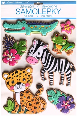Wall Stickers 27x41 cm, 3D, ZOO