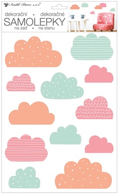 Wall Stickers 24 x 42 cm, Clouds