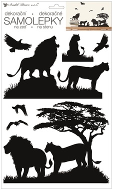 Wall Stickers 24 x 42 cm, Lions