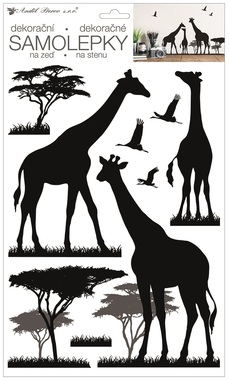 Wall Stickers 24 x 42 cm, Giraffes