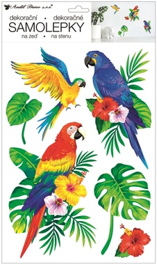 Wall Stickers 24 x 42 cm, Parrots