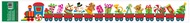 Decorative Window Cling – Train