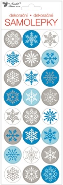 Stickers 10 x 31 cm, Snowflakes