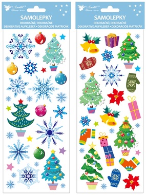 Stickers 13 x 34,5 cm, Christmas