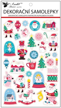 EVA Stickers Xmas 14,5 x 25 cm