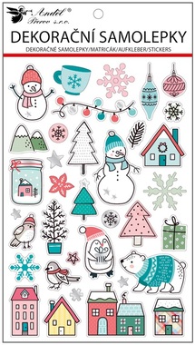 Textile Stickers Winter 14,5 x 25 cm