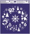 Decorative Window Cling – Circle with snowflake