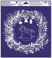 Decorative Window Cling – Circle with a horse
