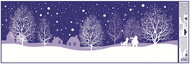 Decorative Window Cling – Cottages and sledges