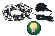 11027 Osvětlení vánoční kuličky 8m-80 LED teplá bílá+5m přívodní kabel-2