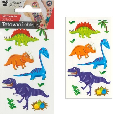 Tattoo Stickers 10,5x6 cm - Small Dinos