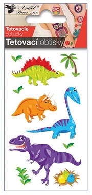 Tattoo Stickers 10,5x6 cm - Small Dinos