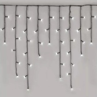 Christmas LED lights 10m Waterfall- 600 LED white lights+5 m cord