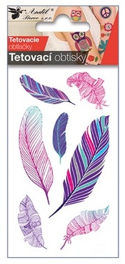 Tattoo Stickers 10,5x6 cm - Feathers