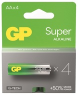 AA Batteries 1,5 V, 4 pcs pack