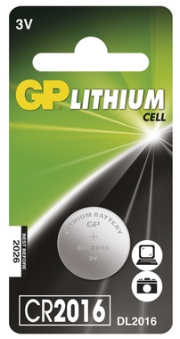 CR2016 Batteries 3 V, Lithium