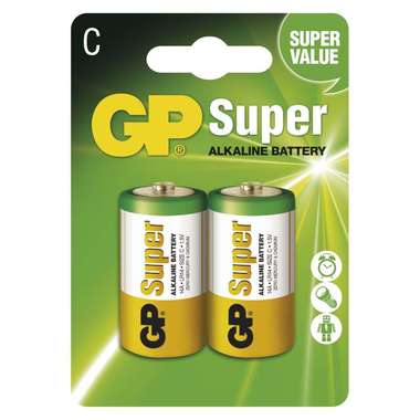 Alkaline Battery LR14 (C), 1,5 V, 2 pcs