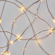 11262 Osvětlen&iacute; v&aacute;nočn&iacute; 4 m -40 LED tepl&aacute; b&iacute;l&aacute; + 5m př&iacute;vodn&iacute; kabel-2