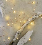 11262 Osvětlen&iacute; v&aacute;nočn&iacute; 4 m -40 LED tepl&aacute; b&iacute;l&aacute; + 5m př&iacute;vodn&iacute; kabel-3