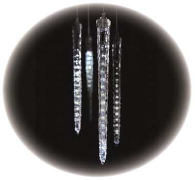 140LED ICICLE TUBES CW FALL