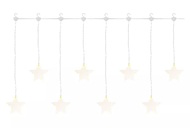 11328 Hvězda z&aacute;věs 8 LED, tepl&aacute; b&iacute;l&aacute; + časovač-2