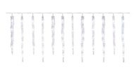 11334 Rampouchy 12 ks svítící řetěz 3,6 m, 60 LED studená bílá-1