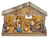 5LED NATIVITY SET 3AA T WW