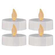 Candles LED Warm Light 5,8 cm, 4 pcs White